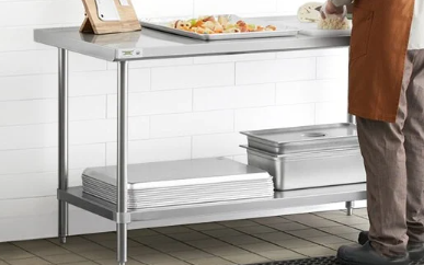Commercial work tables