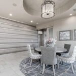 Round kitchen table w 6 chairs